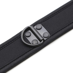 Kinky Puppy Collier en néoprène Noir
